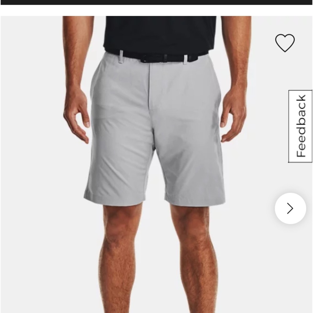 Under Armour Men’s Tech Golf Shorts Size 36 Gray In Color.